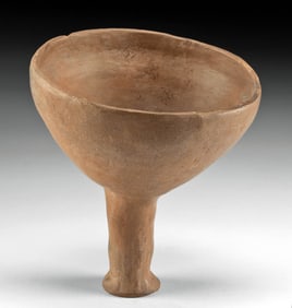 West Mexican Colima Redware Funnel