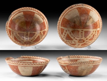 Pair Nayarit Chinesco Classic Pottery Bowls