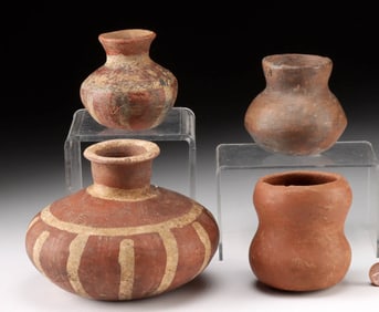 Four Ancient Nayarit Pottery Vessels