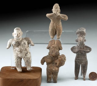 Four West Mexican Pottery Figures