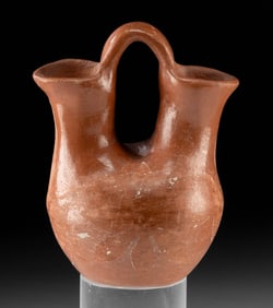 Santa Clara Pueblo Redware Wedding Vase