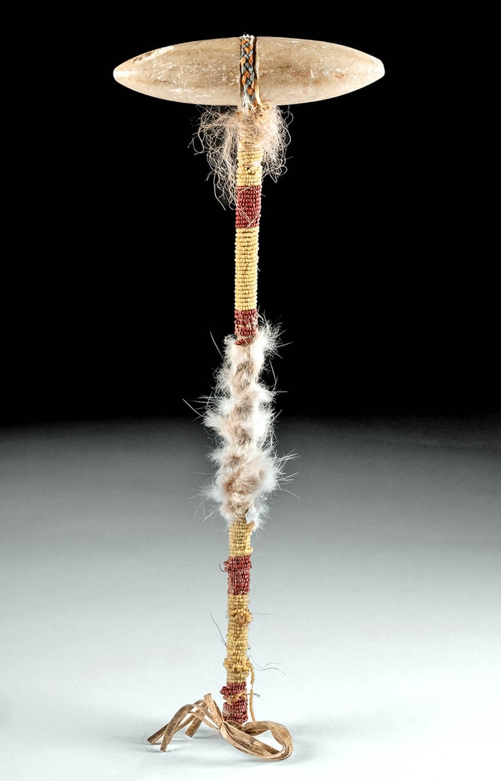 20th C. Northern Plains Beaded Dance Club (1 of 5)