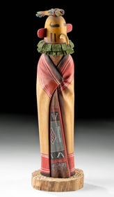 Hopi Wood Parrot Kachina Figure by John Fredericks