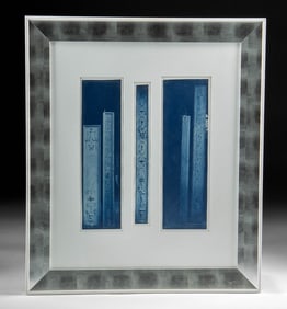 Composite Cyanotype of Classical Architectural Molding