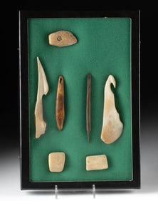 Native Alaskan Bone & Walrus Ivory Tools