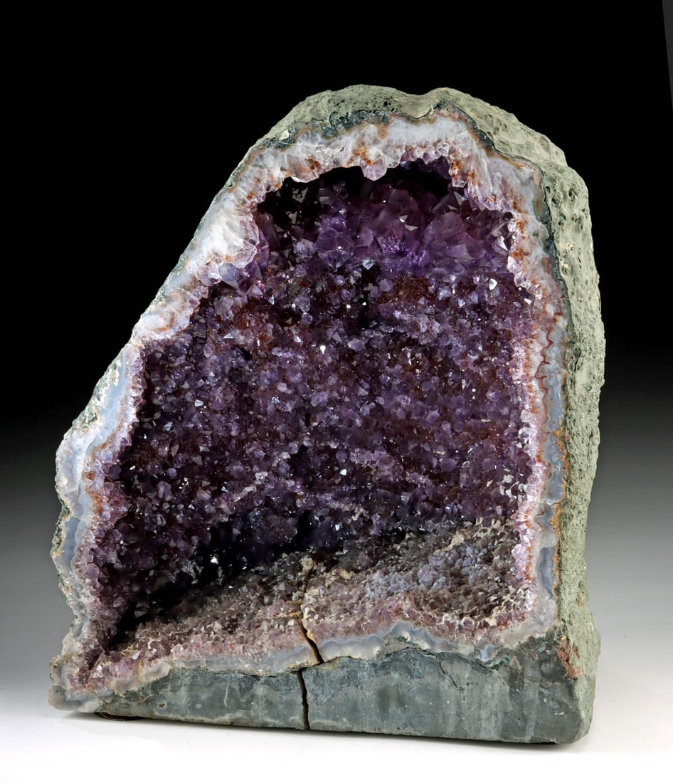 Natural Amethyst Crystal Cave Geode Display Piece (1 of 3)