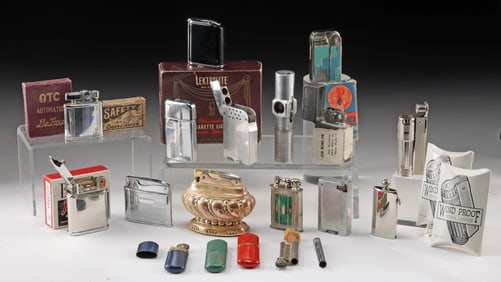 Early 20th C. Pocket & Table Lighter Collection