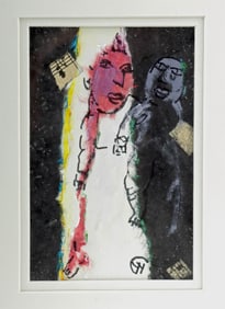 Yang Yang Mixed Media Painting - Abstract w/ Music