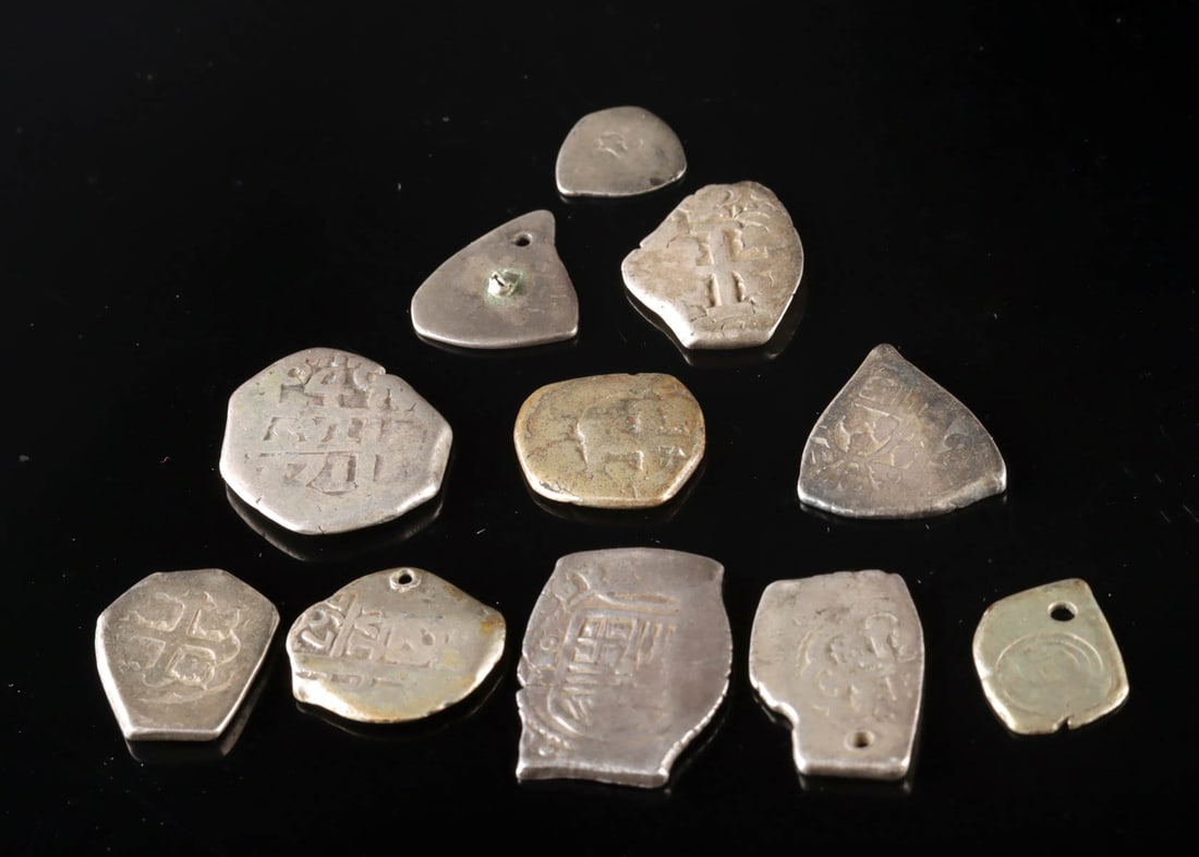 18th C. Spanish Colonial High Purity Silver Cob Coins (1 of 2)