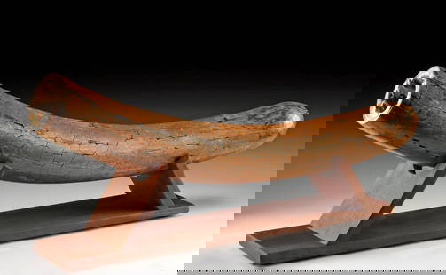 Pleistocene Mammoth Ivory Tusk Fragment: North America, Pleistocene Epoch, ca. 1 million to 10,000 years ago. A substantial fossilized tusk fragment, from a mammoth. This impressive relic, once part of the towering proboscideans that roamed