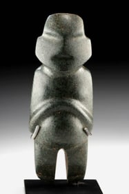 Rare Guerrero Mezcala Greenstone Axe God Figure