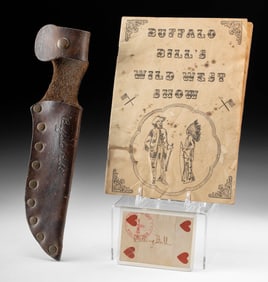 Sitting Bull Autograph + Buffalo Bill's Show Souvenirs