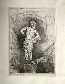 Rembrandt "The Statue of Nebuchadnezzer" (1655)