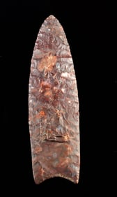 Early Paleo-Indian Clovis Lanceolate Point with Flute