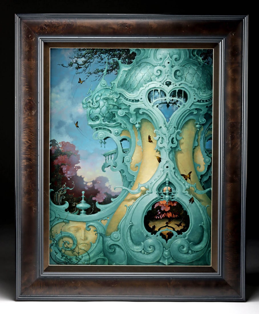 Daniel Merriam Painting - "Meadow Through" (2015) (1 of 6)