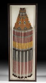 Indonesian Toraja Beaded Ceremonial Canopy Garment