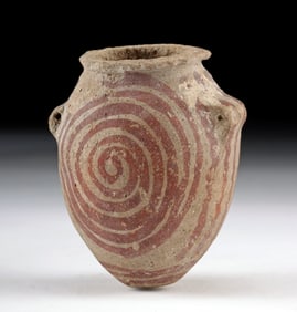 Pre-Dynastic Egyptian Naqada II Painted Pottery Vessel