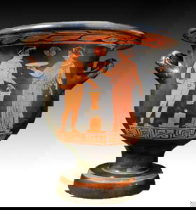 Fine Apulian Red-Figure Bell Krater, Sisyphus Group