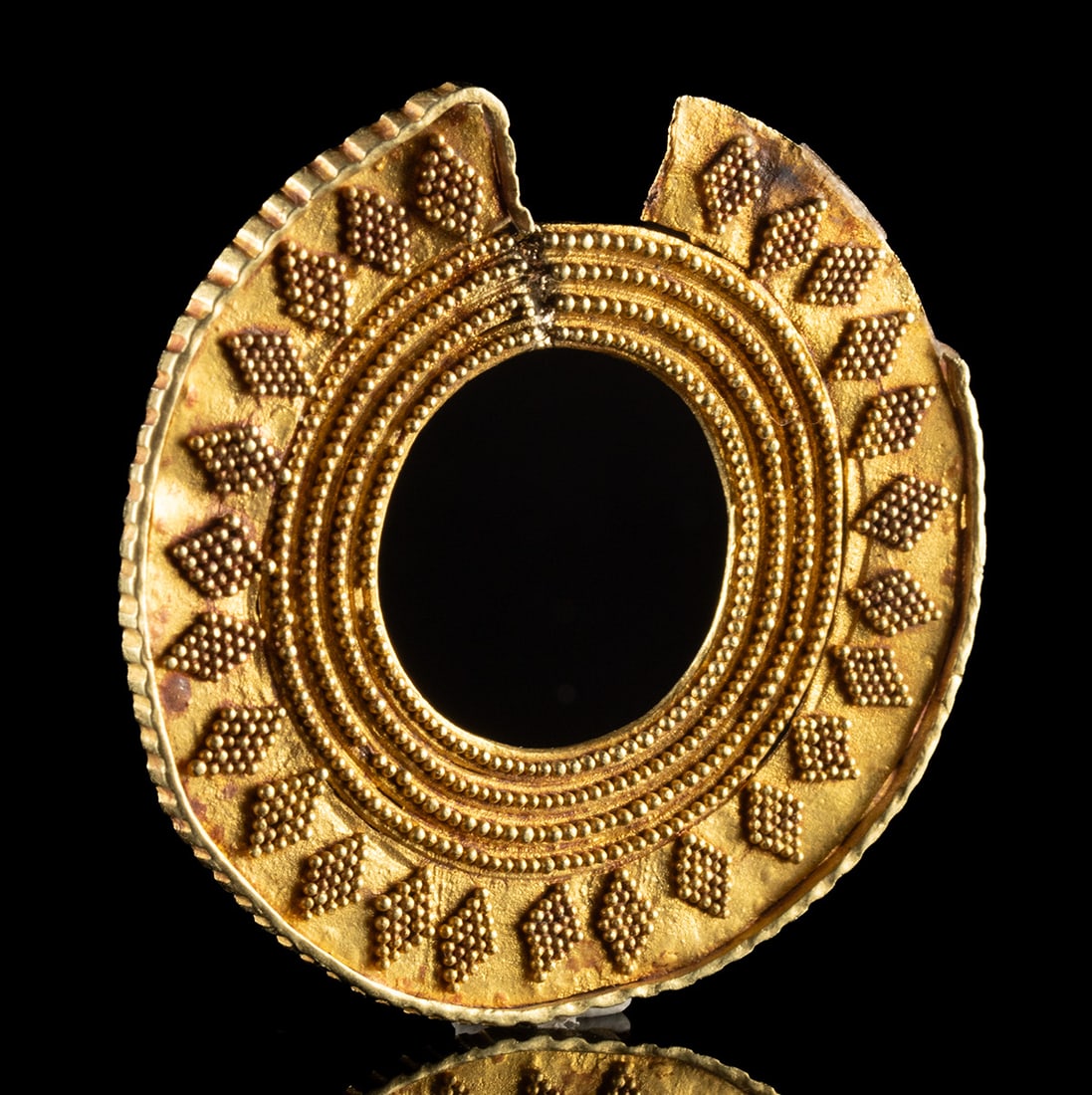 Greek Hellenistic Electrum Pendant / Earring with Granulation (1 of 2)