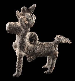 Luristan Copper Alloy Stag Pendant