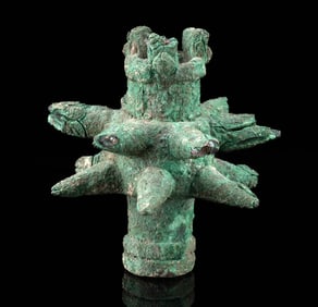 Hasanlu Iranian Bronze Spiked Mace Head, 3000 Years Old
