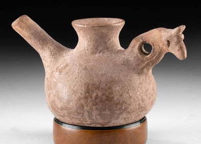 Amlash / Marlik Pottery Pitcher w/ Horse Head Handle