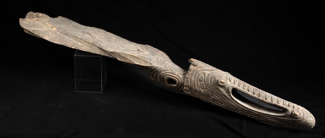 Papua New Guinea Crocodile Canoe Prow, Ancestral Spirit