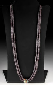 Strands of Chimu Spondylus Shell & Turquoise Beads