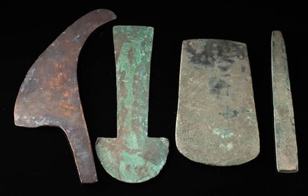 Ancient Peruvian Inca Copper Tumi & Ritual Blades