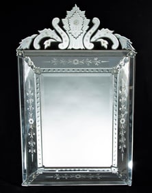 Elegant Italian Venetian Mirror-Framed Mirror