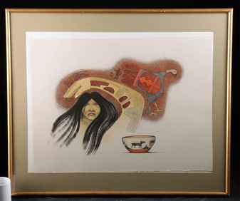 Charles Lovato Lithograph "You Give Me Reason to Live"