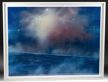 Gale Antokal Pastel - Night Swimming No. 9 (1989)