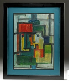 Jose de Jesus Cervantes Abstract Mixed Media (1993)