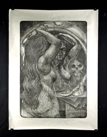 Luis Jimenez Lithograph "Abuela" (1997)