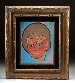 Phyllis Diller Painting - "Maori Woman" (2001)