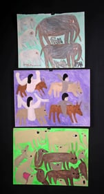 Toby Ivey Mixed Media Animal Compositions (2001 - 2002)