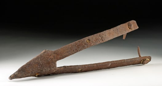 Iron Drive Shoe for Medieval Foundation Piles