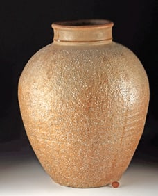 Japanese Edo / Meiji Shigaraki Stoneware Vase