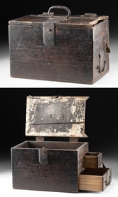 Japanese Edo / Meiji Merchant's Storage Chest (Tansu)
