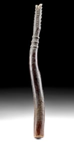 19th C. Melanesian Vanuatu Wood Taro Root Pounder