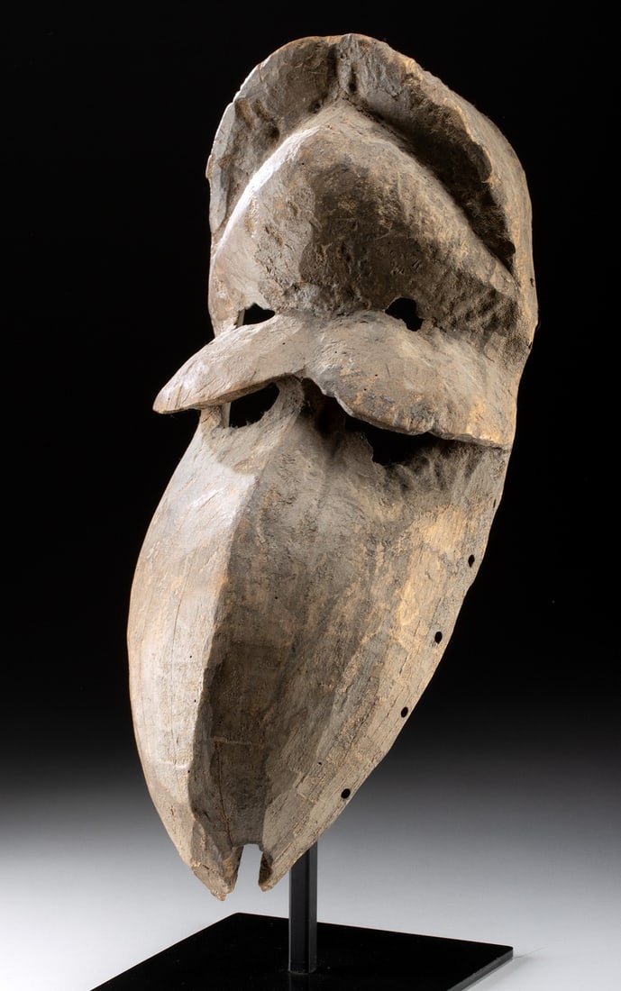 Early 20th C. African Dan Wood Bird Mask, Ge Gon (1 of 3)