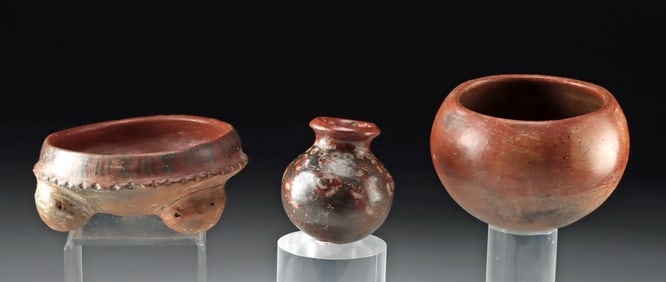 Chupicuaro Pottery Bowl & Jar w/ Michoacan Pottery Jar