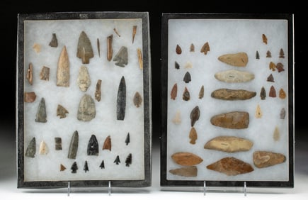 67 Native American Stone & Ivory Tools