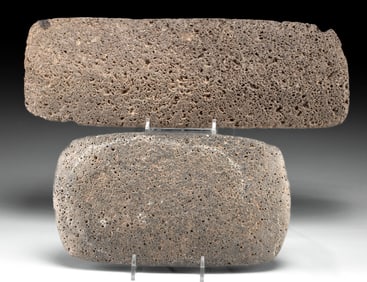 Two Native American Anasazi / Hohokam Stone Manos