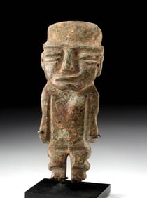 Purblished Guerrero Chontal Greenstone Effigy, Teotihuacan Influence