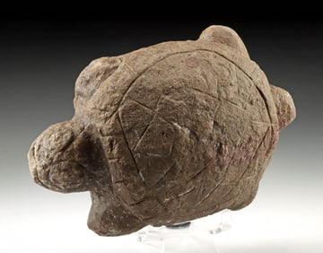 Gran Chiriqui Stone Carving - Abstract Turtle Effigy