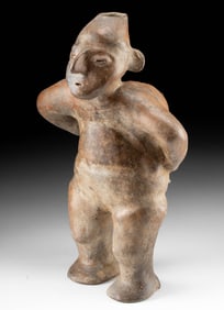 Colima Redware Standing Hunchback Shaman Figure