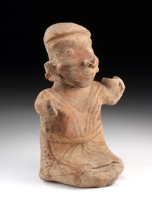 Nayarit Painted Pottery Figure - Ritual Female Form