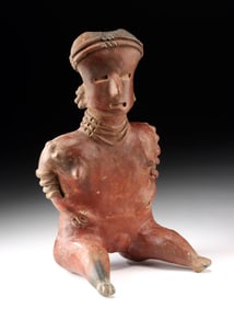 Nayarit Pottery Nude Female w/ Scarification & Jewelry