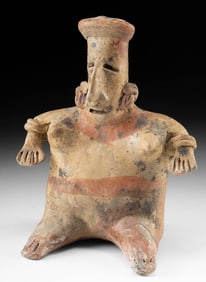 Jalisco Pottery Seated Female Figure